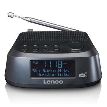 Lenco CR-605BK - Radio mit DAB+ und UKW-Radio Uhrenradio