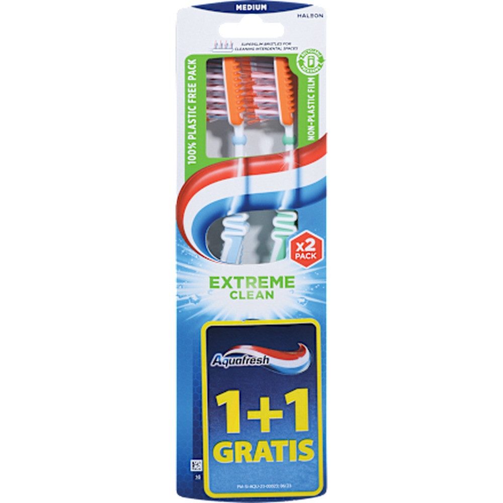 Aquafresh Zahnbürste Extreme Clean Zahnbürste Medium