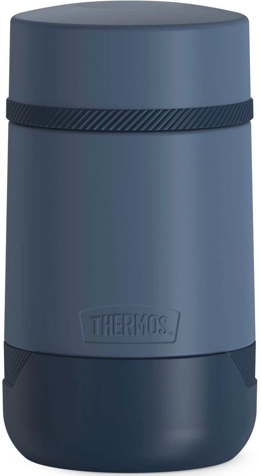 THERMOS Thermobehälter GUARDIAN FOOD JAR, Edelstahl, 500 mat ml blue (1-tlg), lake Silikon