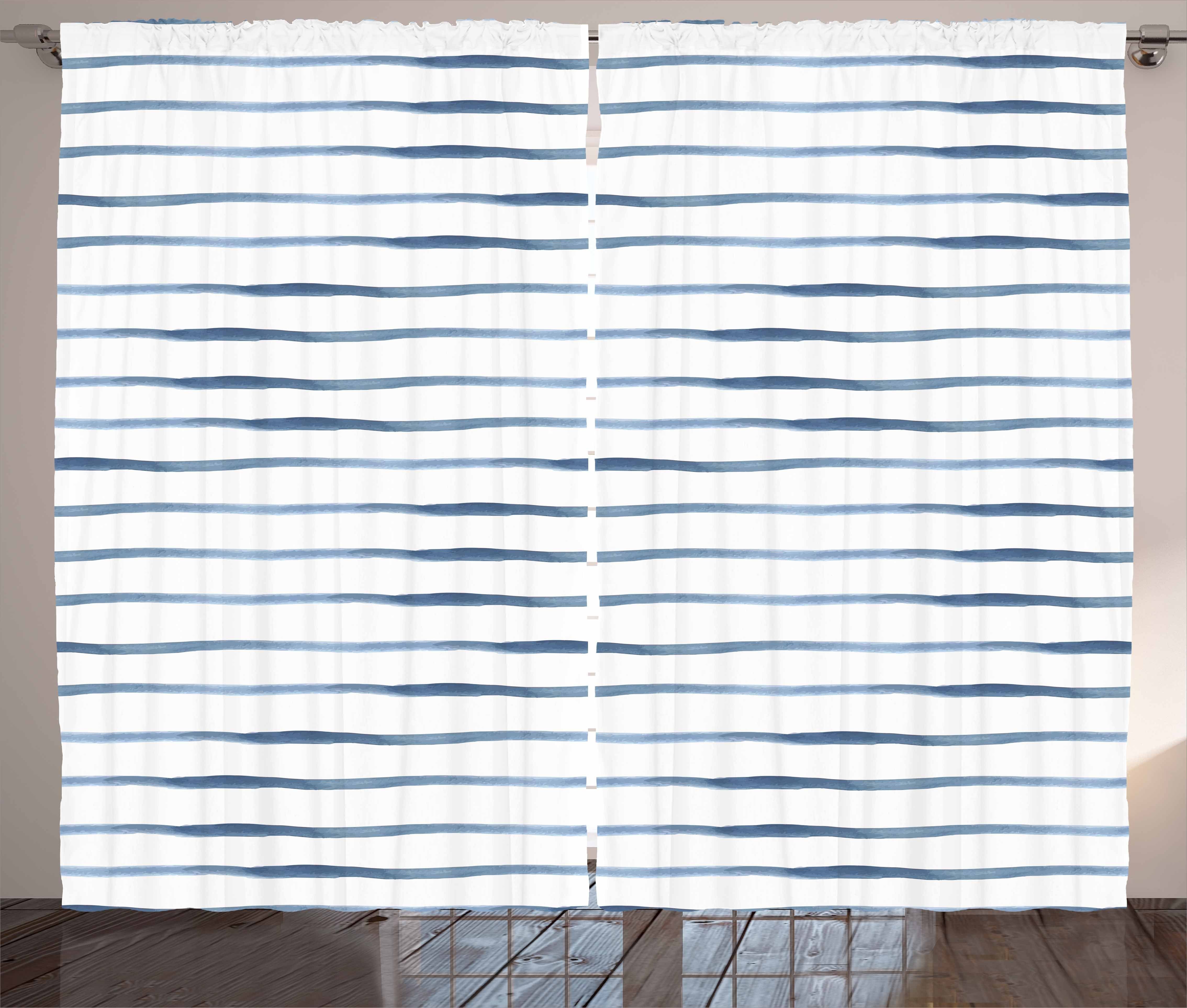 Gardine Schlafzimmer Kräuselband mit Zusammenfassung Harbor-Streifen Vorhang Abakuhaus, und Schlaufen Ozean Haken