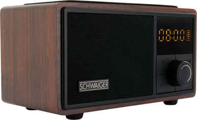 Schwaiger 715729 Radio (FM, 5 W, QI-Ladeplatte, Weckfunktion)