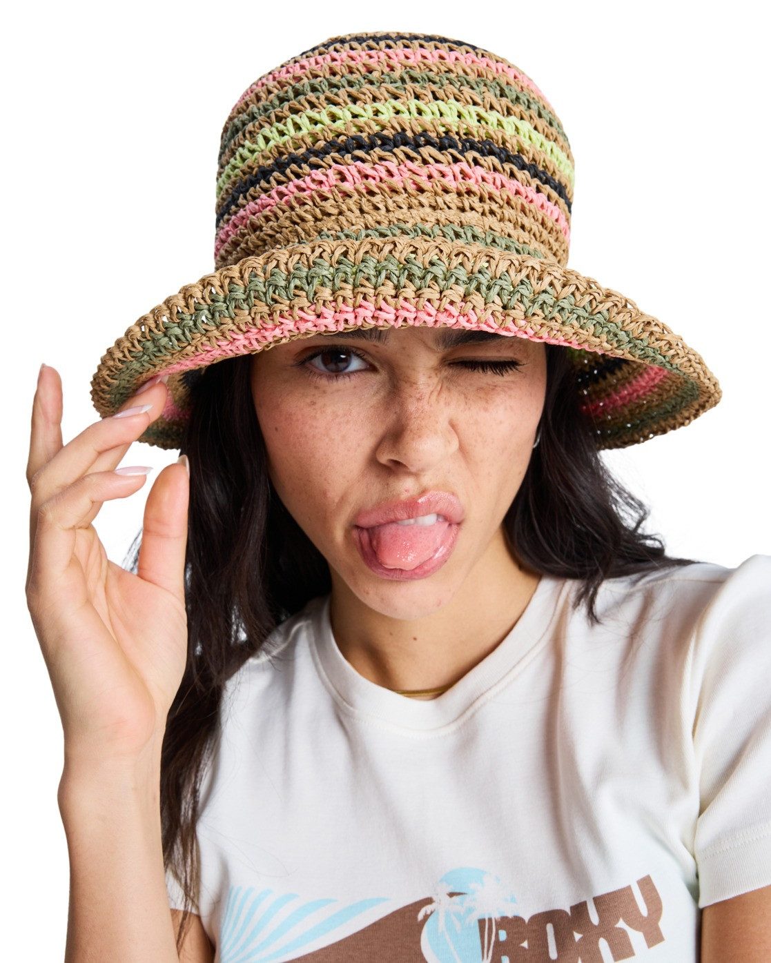 Roxy Strohhut Candied Peacy