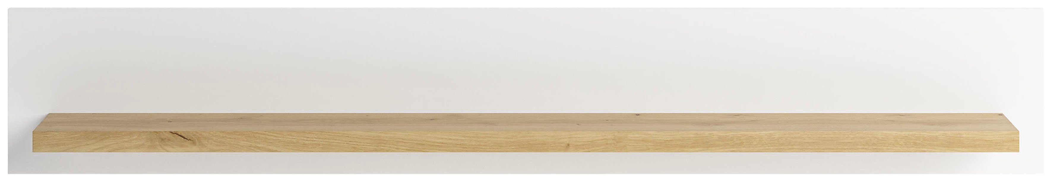 set one Musterring mit by Eiche Ablageboden 150 cm, oder Wandboard Eiche Lancaster, in 180 weiss Breite Artisan | weiss