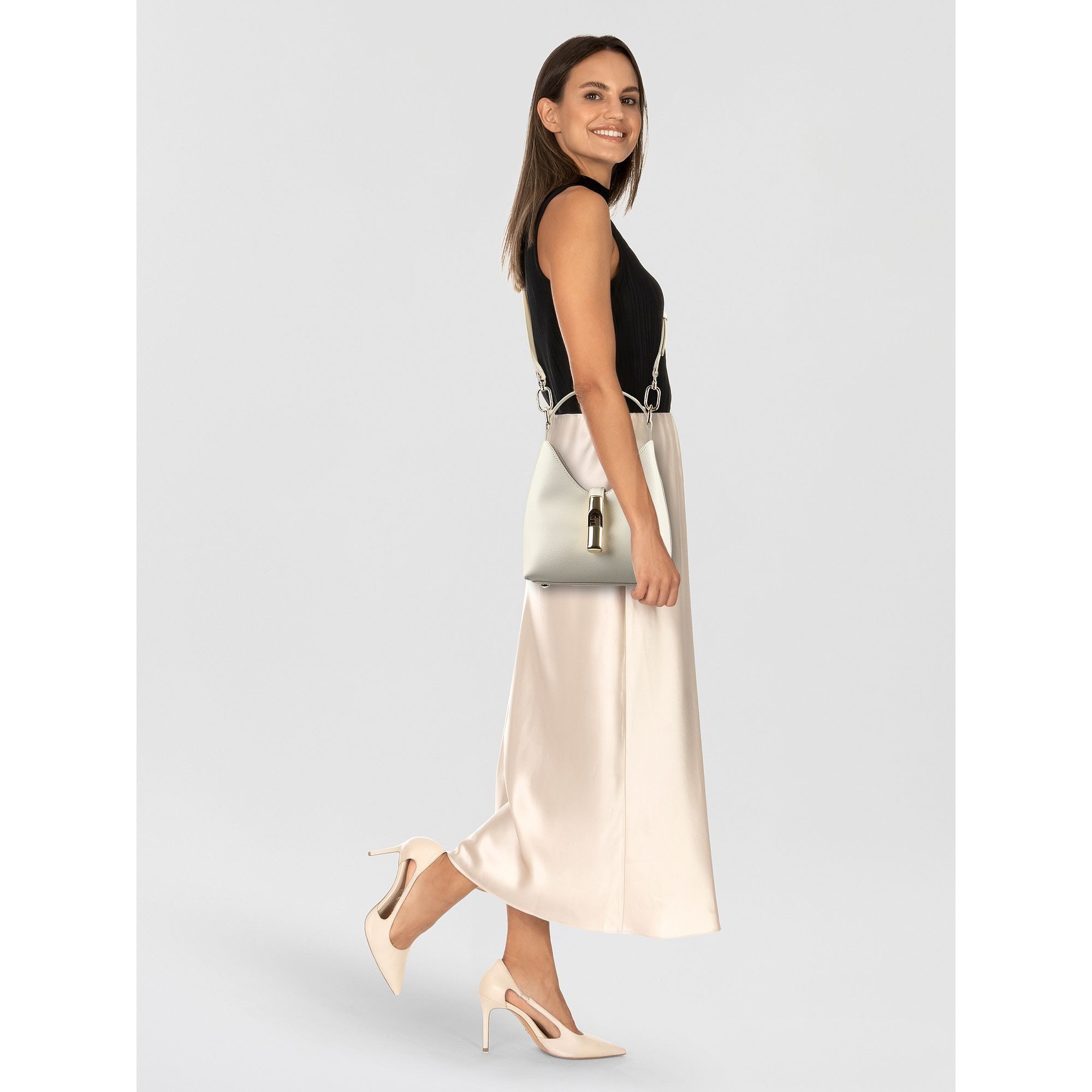 Furla Henkeltasche Goccia, Leder günstig online kaufen