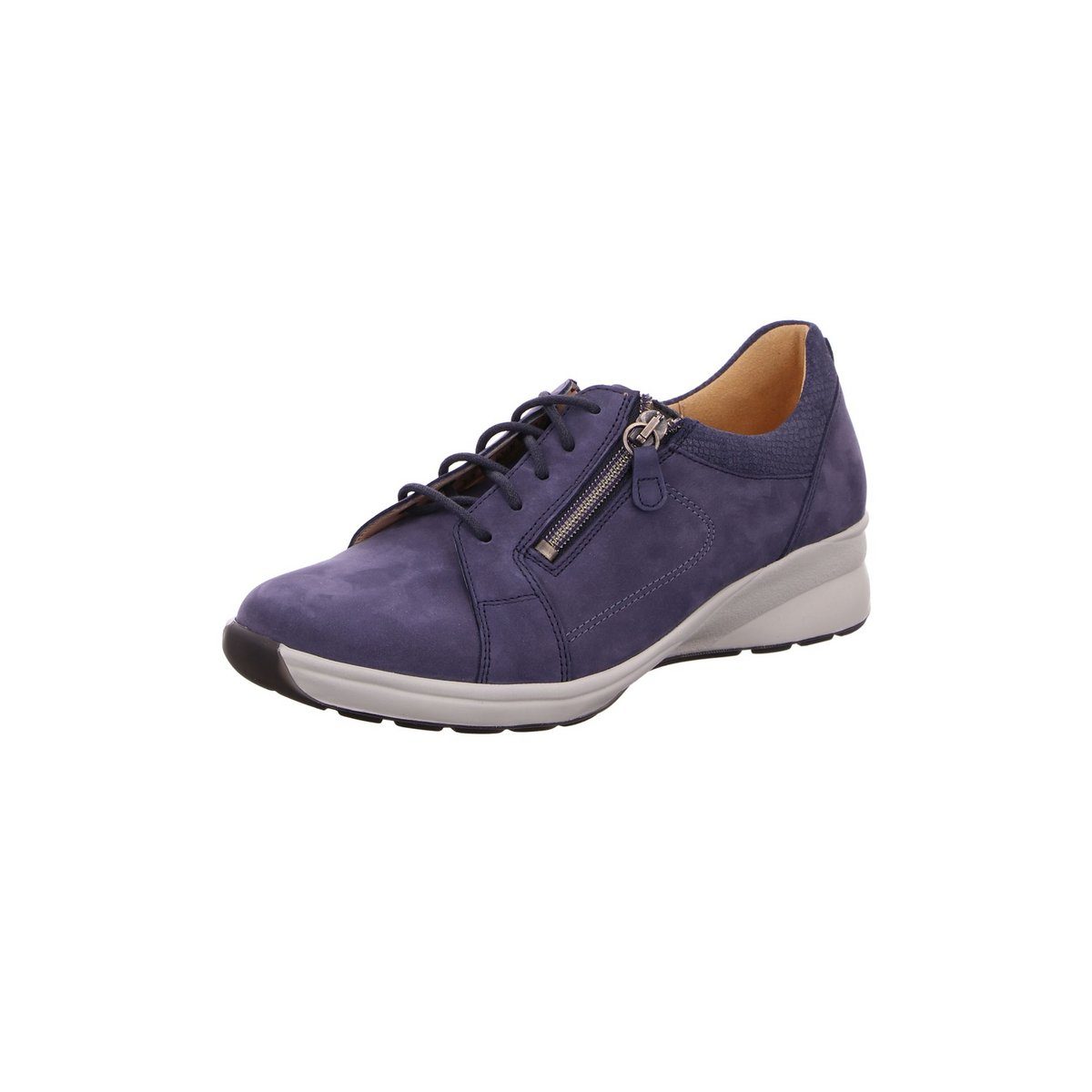 Ganter blau regular fit Schnürschuh (1-tlg)