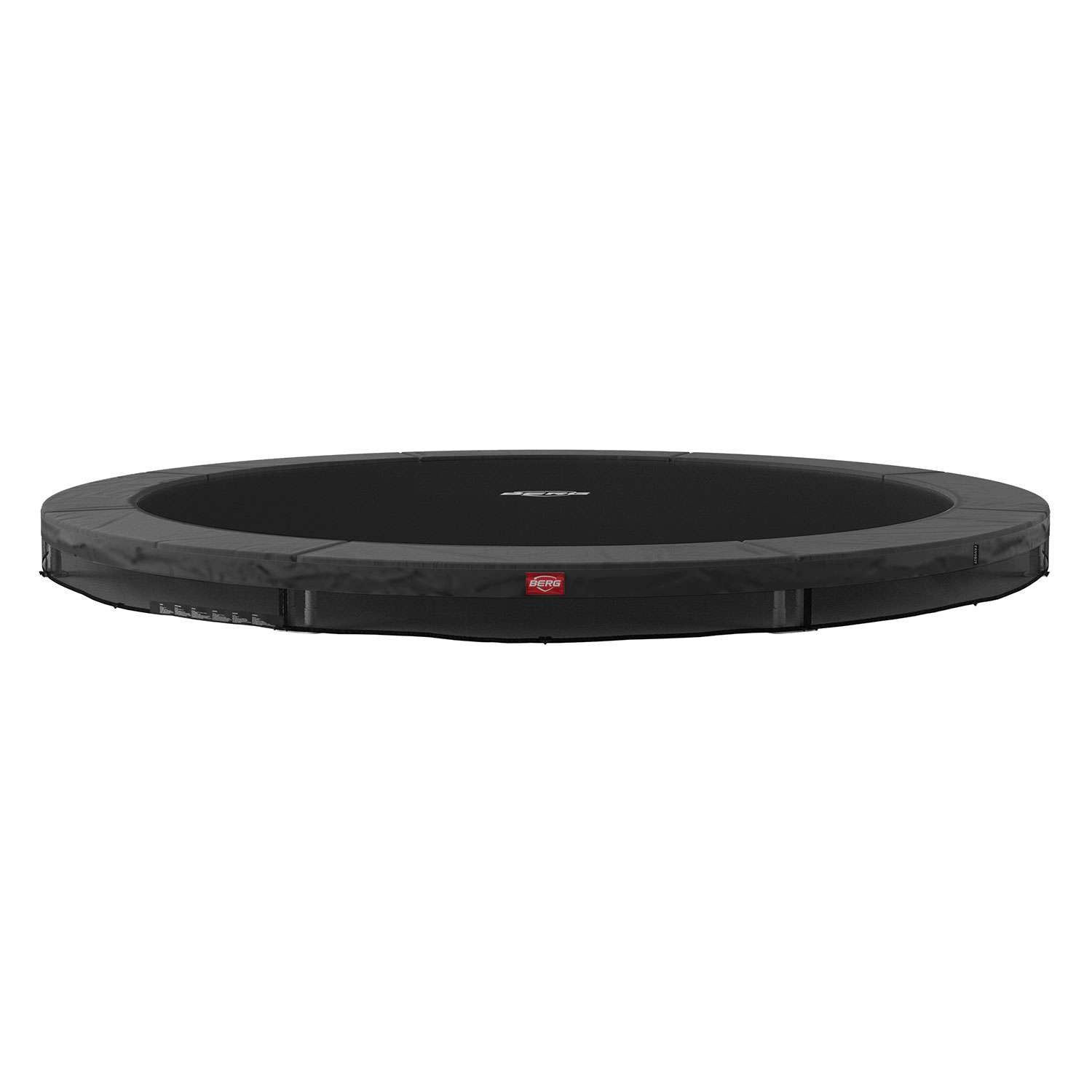 Bodentrampolin InGround rund 330 cm grau ohne Netz Favorit Sports