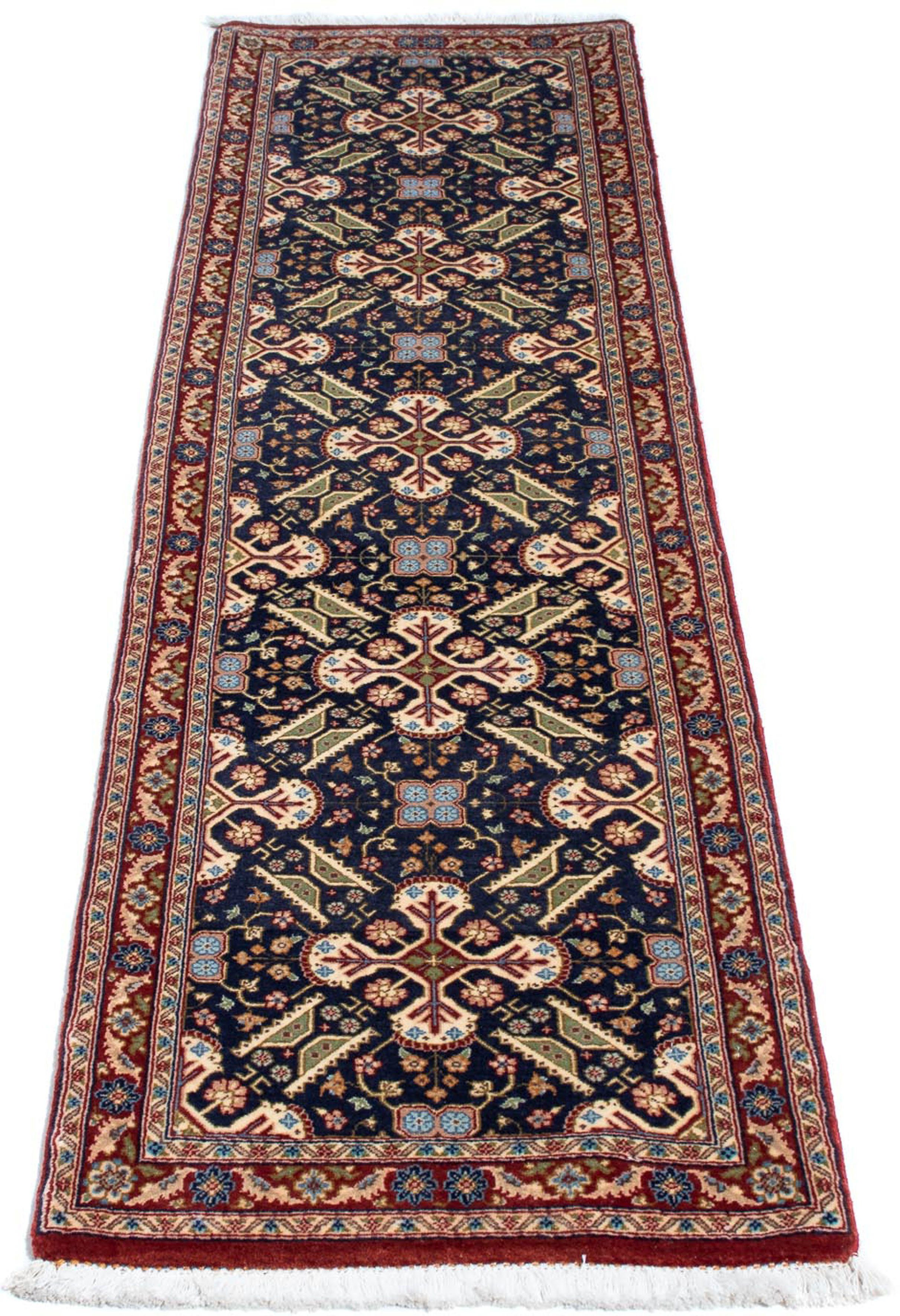 Orientteppich Perser Handgeknüpft, Einzelstück morgenland, mit - Höhe: - mm, 10 - rechteckig, x Zertifikat 200 Ghom mehrfarbig, cm 51 Wohnzimmer