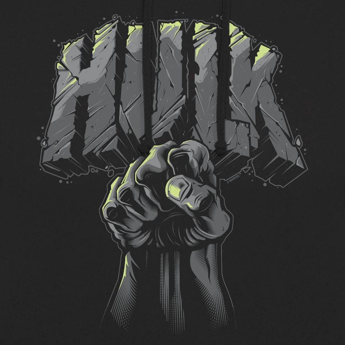 Spreadshirt Hoodie Avengers Hulk Mit Faust Unisex Hoodie (1-tlg)