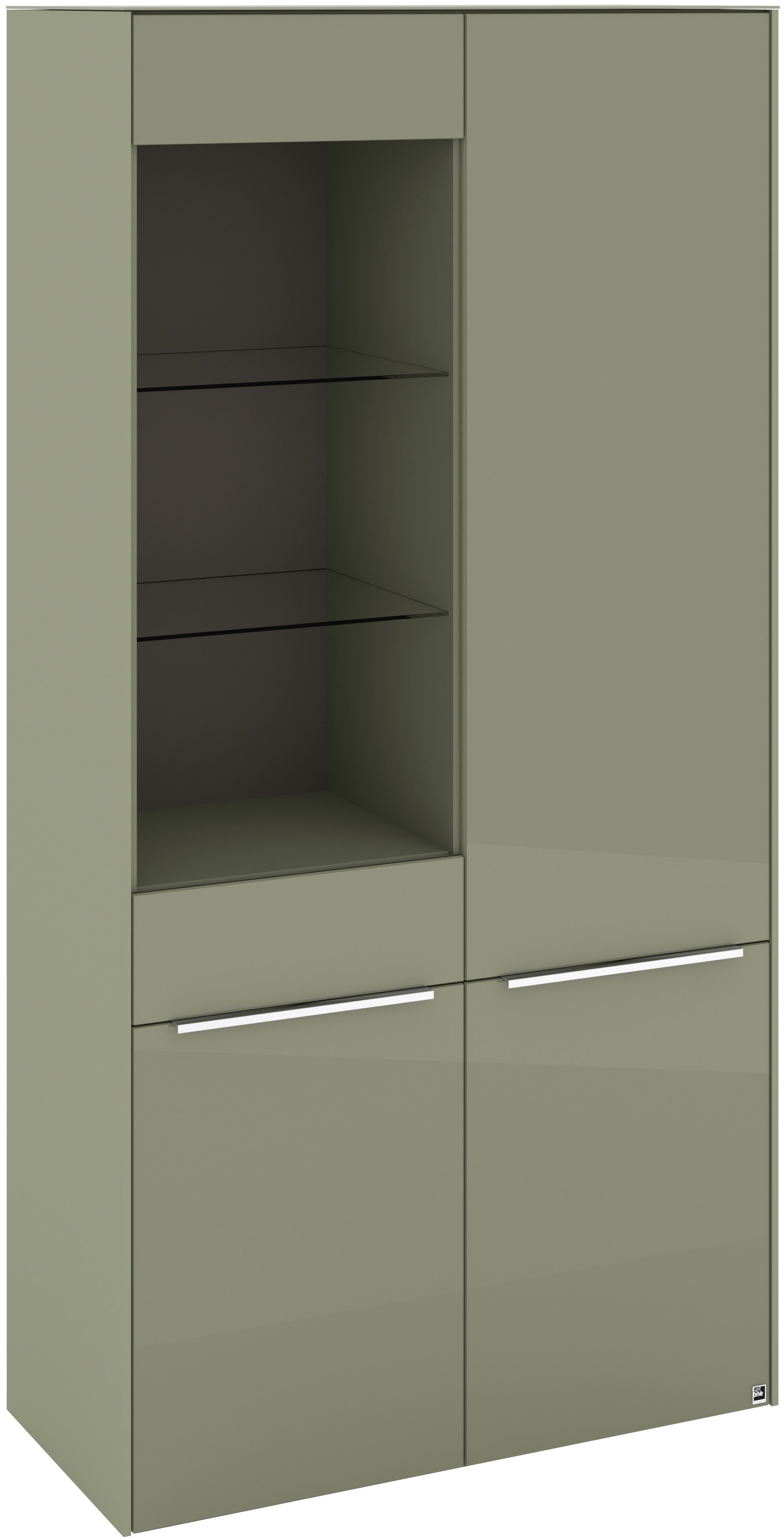 set one by Musterring Standvitrine Reno (1-St) Mit Gleitern und in verschiedenen Farben erhältlich