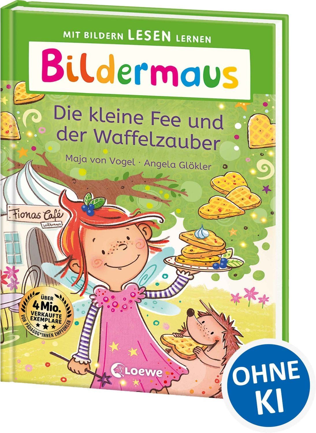 Bildermaus - Die kleine Fee und der Waffelzauber / Maja von Vogel, Mit Bildern lesen lernen - Ideal für die Vorschule und Leseanfänger ab 5 Jahren - Mit Leselernschrift ABeZeh
