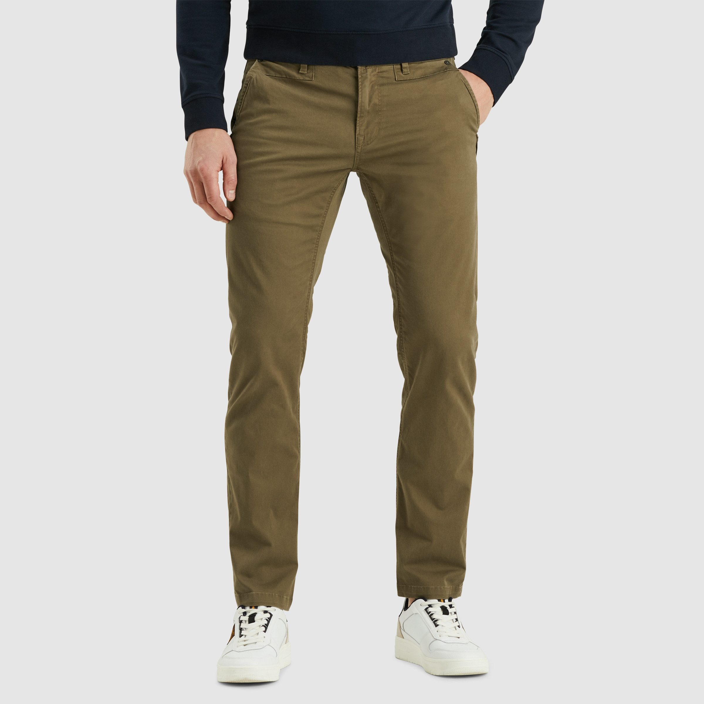 PME LEGEND Chinohose TWIN WASP CHINO LEFT HAND STRETCH TWILL mit Taschen