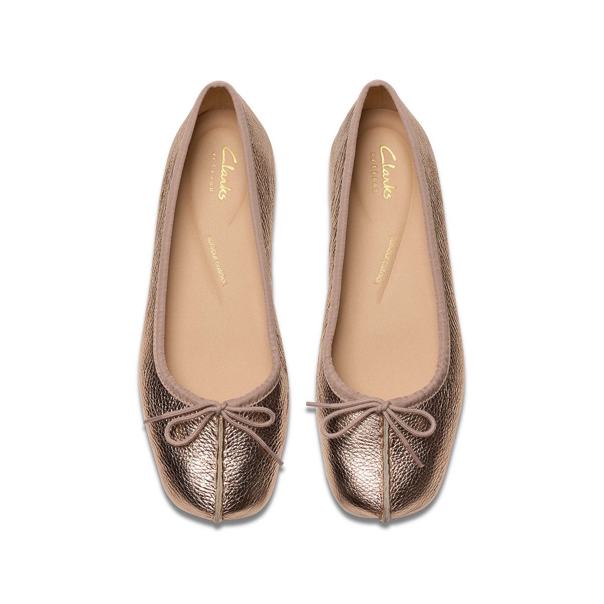 Clarks Clarks Freckle Ice 26181353 4, Ballerina, Gold, Damen Ballerina