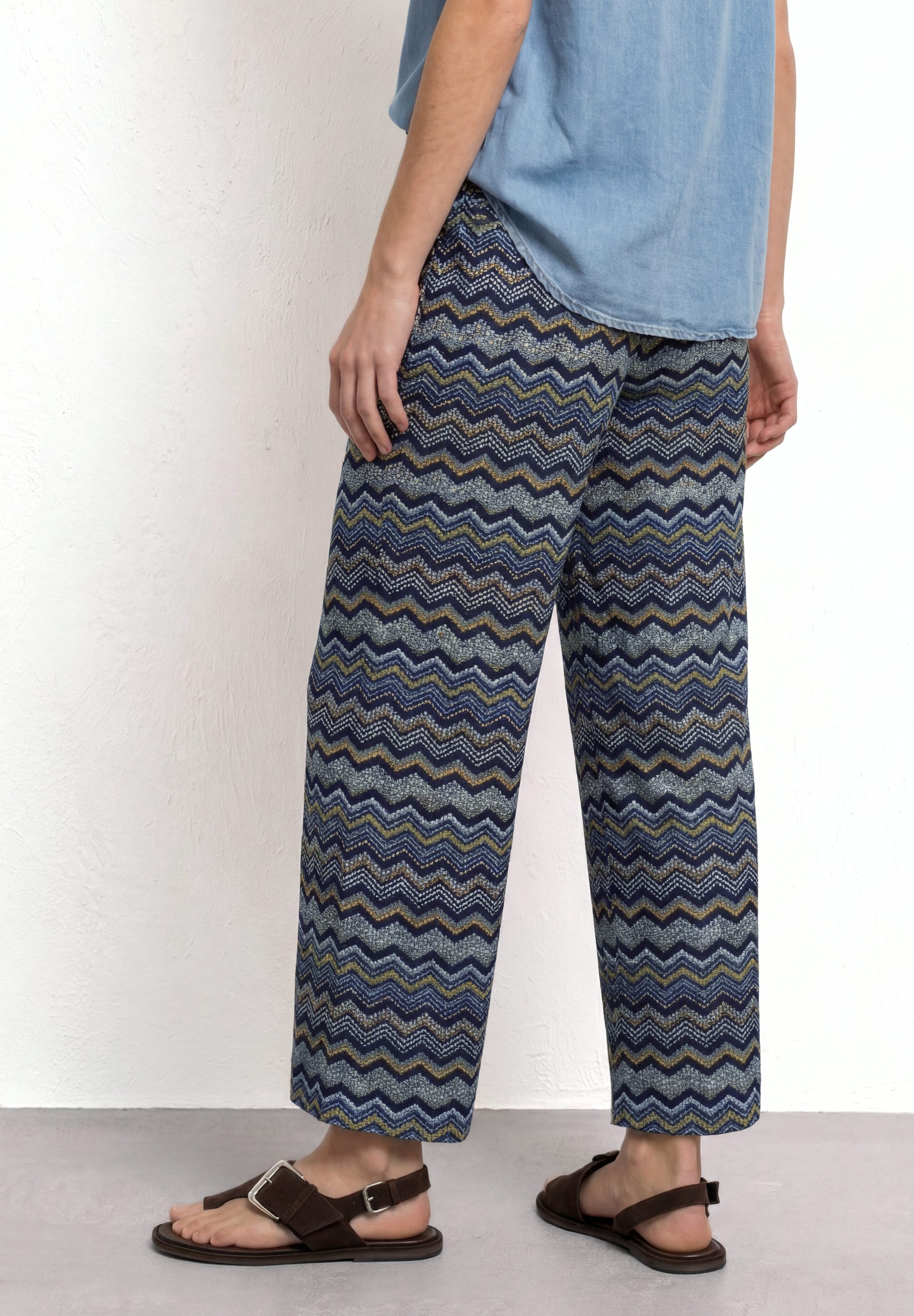 STREET ONE Stoffhose High Waist