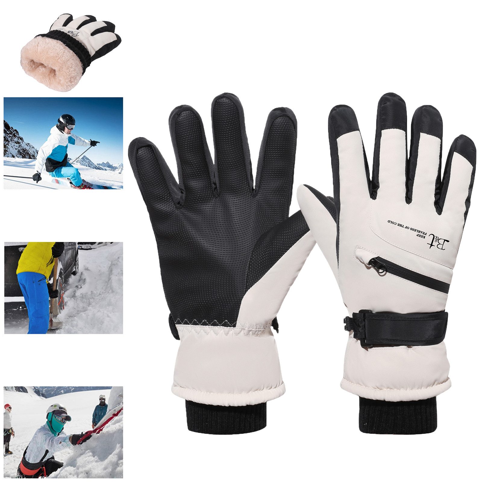 Baumwollhandschuhe Winterhandschuhe Touchscreen, Herren-/Damenhandschuhe für Eltern-Kind