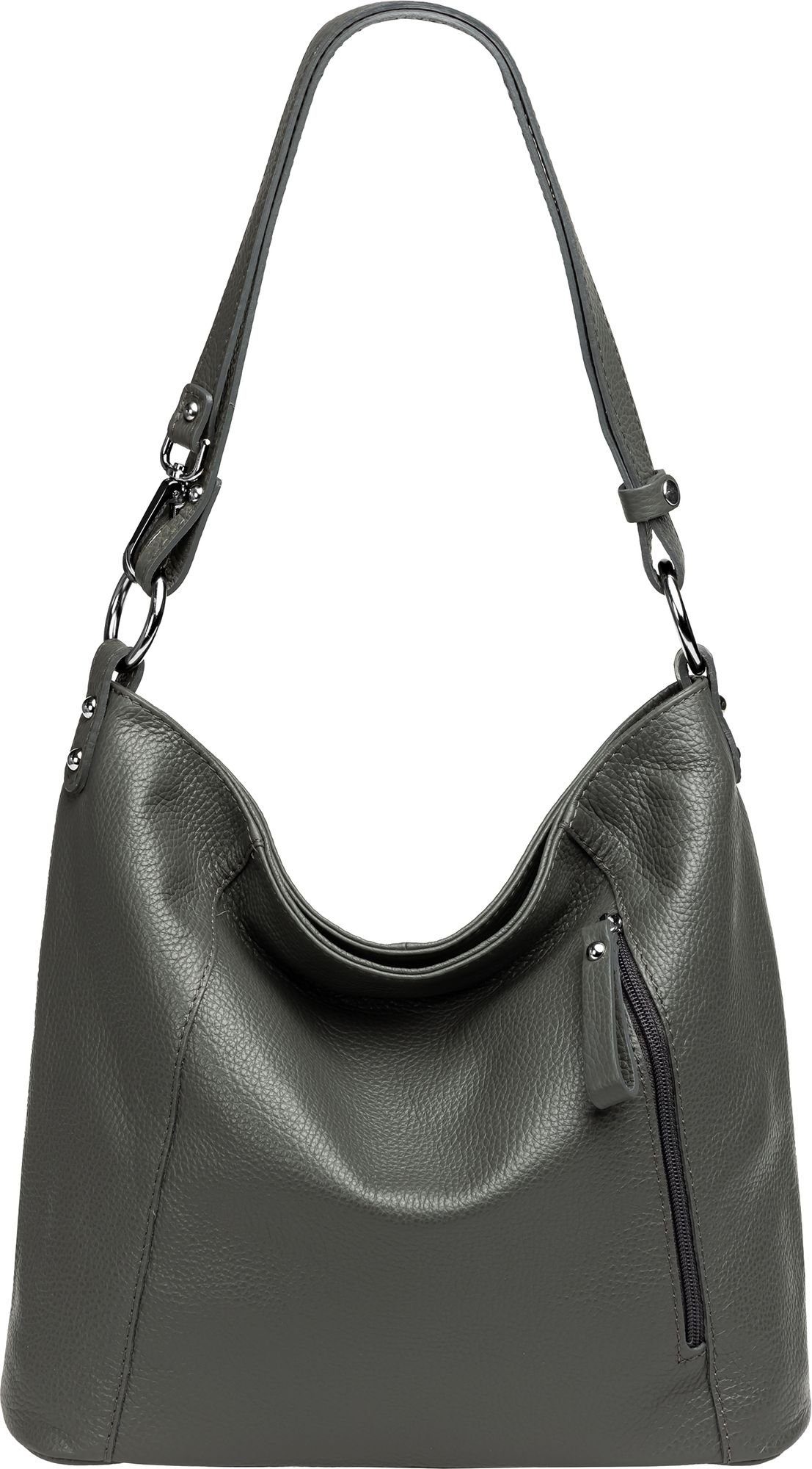 Caspar Schultertasche 2-in-1 Leder Umhängetasche Damen günstig online kaufen