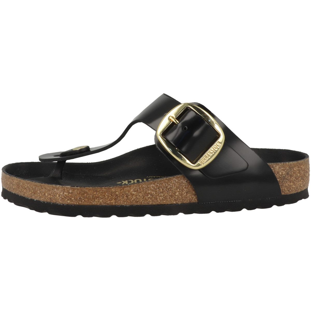 Birkenstock Gizeh Naturleder Lack normal Damen Zehentrenner Sandalen, Sanda günstig online kaufen