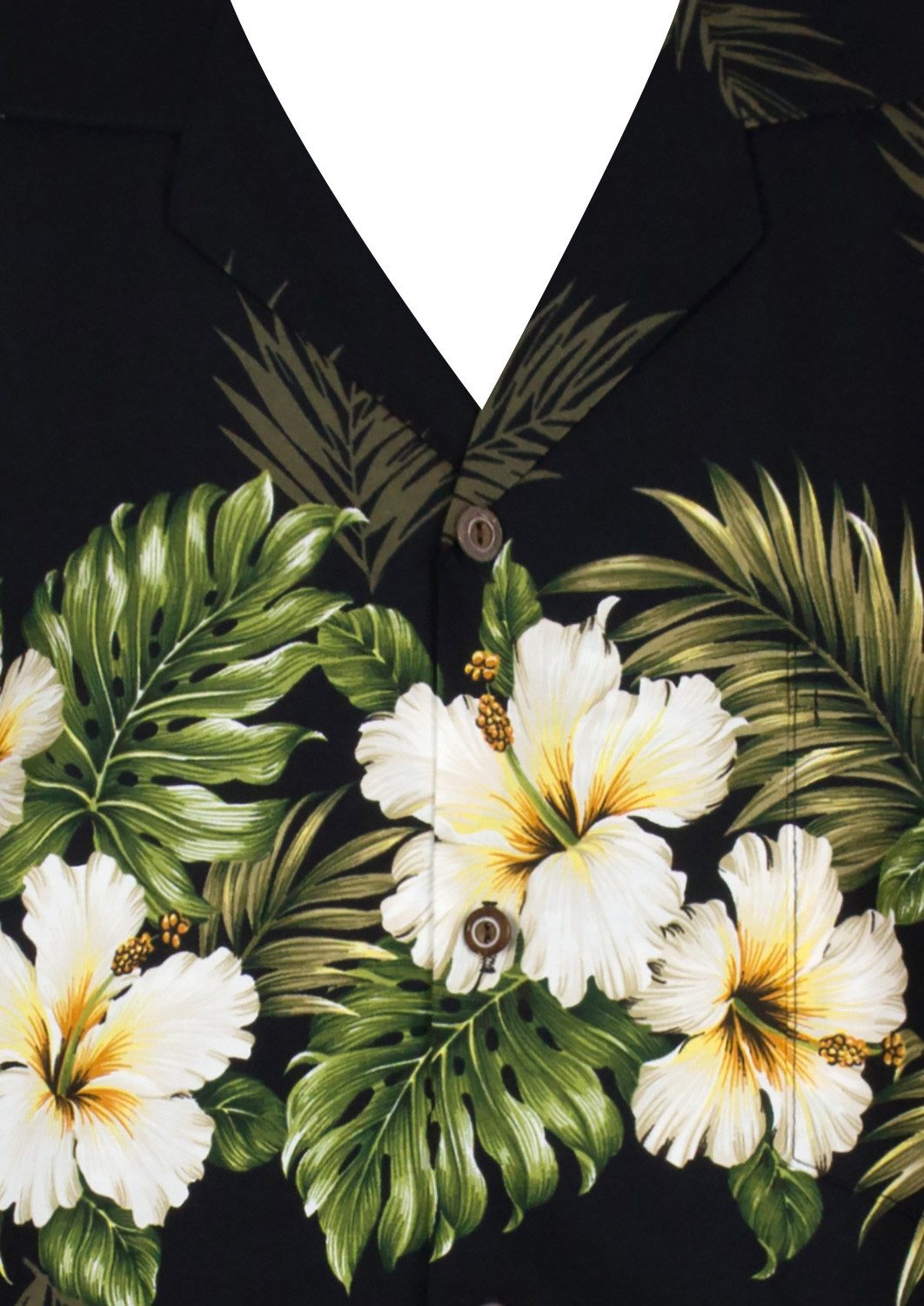 KY's Hawaiihemd Hibiscus Brustdruck Original Hawaiihemd günstig online kaufen