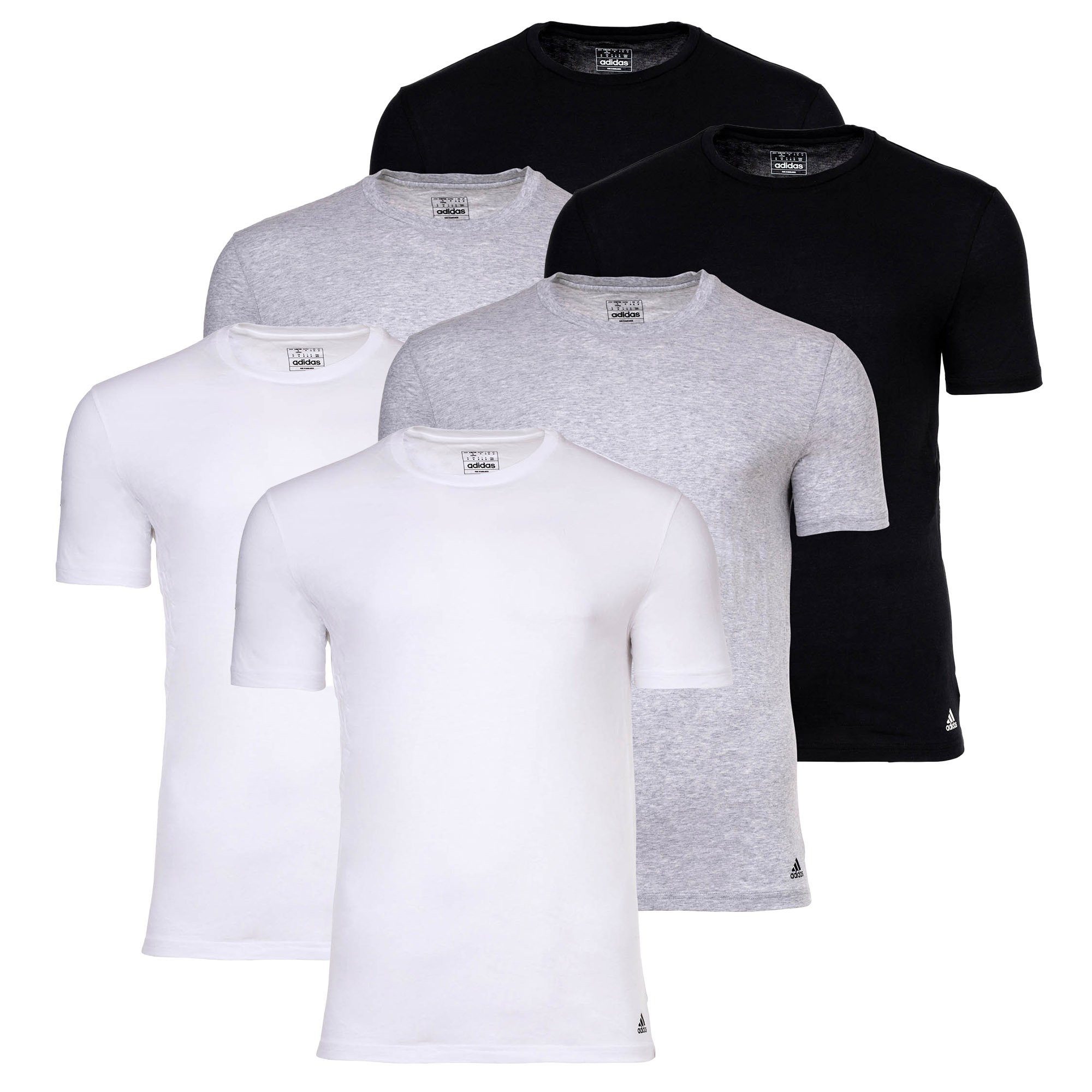 T-Shirt Herren T-Shirt 6er Pack Baumwolle