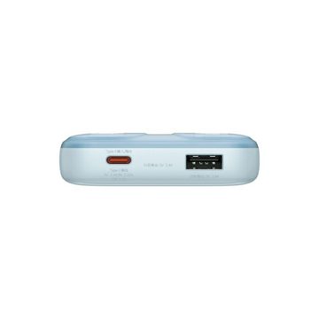 Baseus Powerbank mit Display 10000 mAh 22,5 W + USB-A – USB-C-Kabel 0,3 m Powerbank 10000 mAh