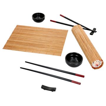 Ritzenhoff & Breker Servierplatte Ritzenhoff Scivaro Sushi Set für 2 Personen, Schiefer