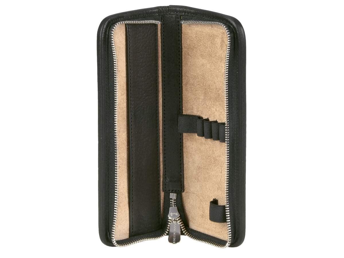 Sonnenleder Schreibgeräteetui Kluge, Stiftetui, Federtasche, süddeutsches Rindleder