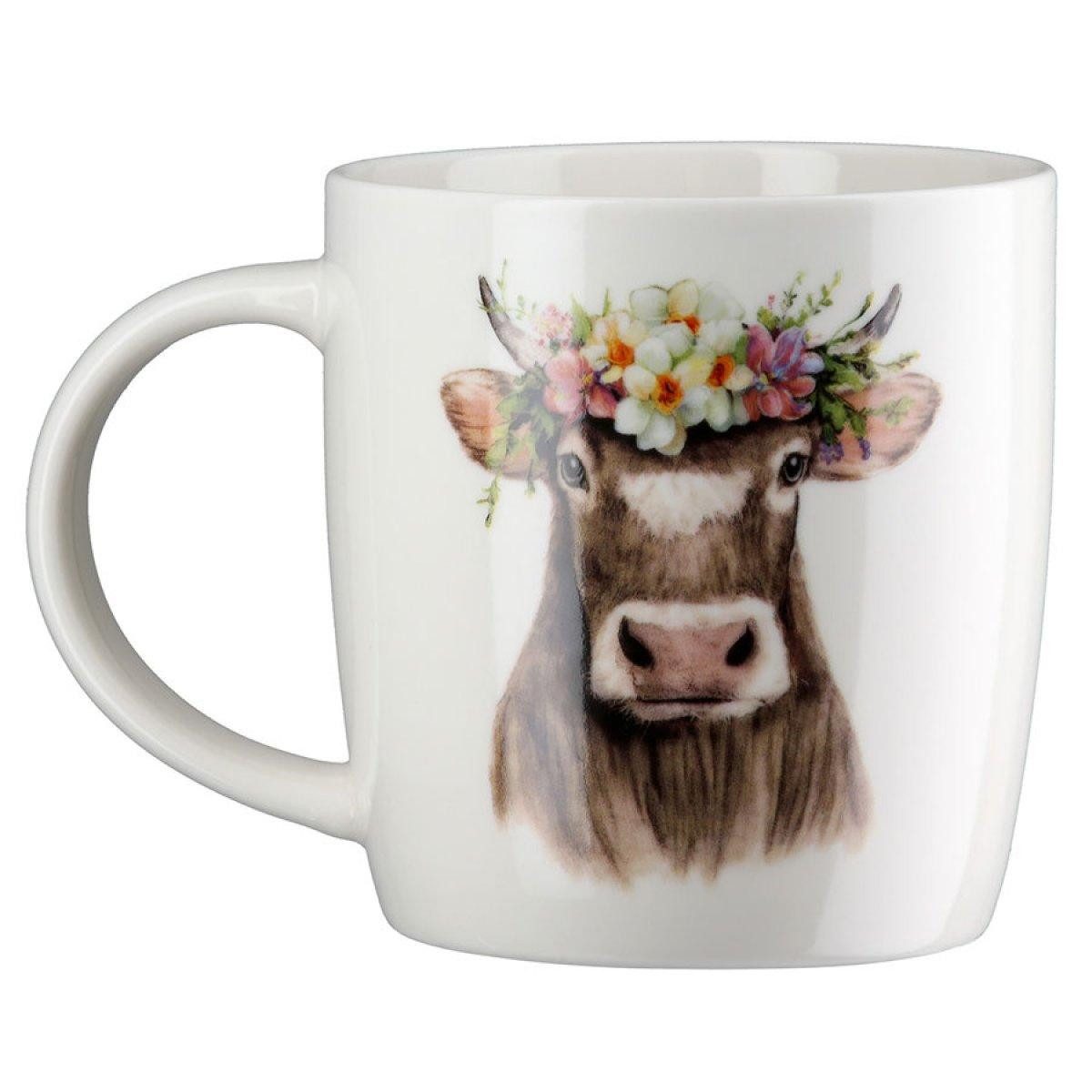 GILDE Tasse Henkelbecher Kuh Adelheid