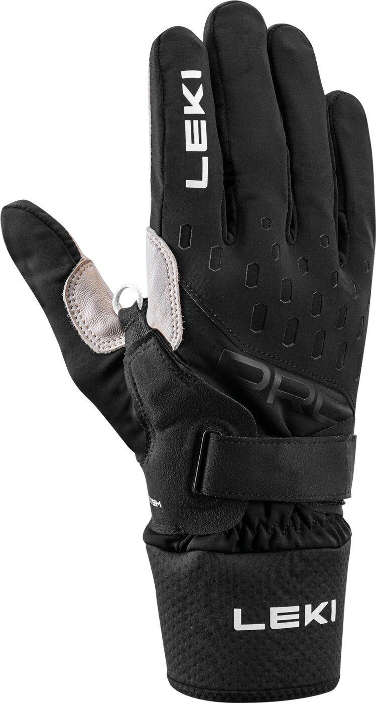 Leki Skihandschuhe PRC Premium Shark SCHWARZ-BRAUN