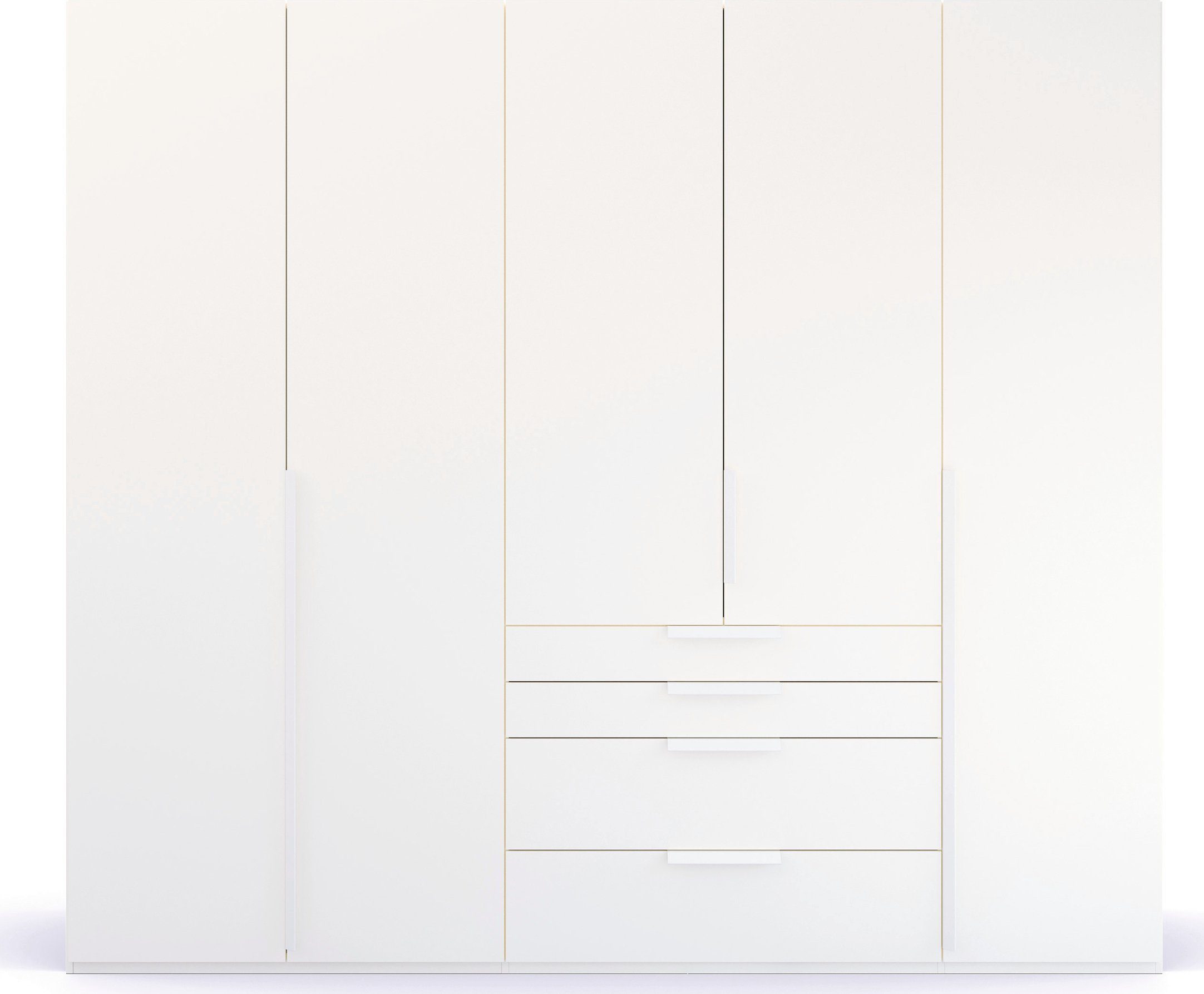 rauch Drehtürenschrank Kleiderschrank Schrank Garderobe Wäscheschrank PURISMA (in den Breiten 151/201/251/301 cm, inkl. SOFT-CLOSE-FUNKTION) mit Schubladen und  – Bild 3 von 5