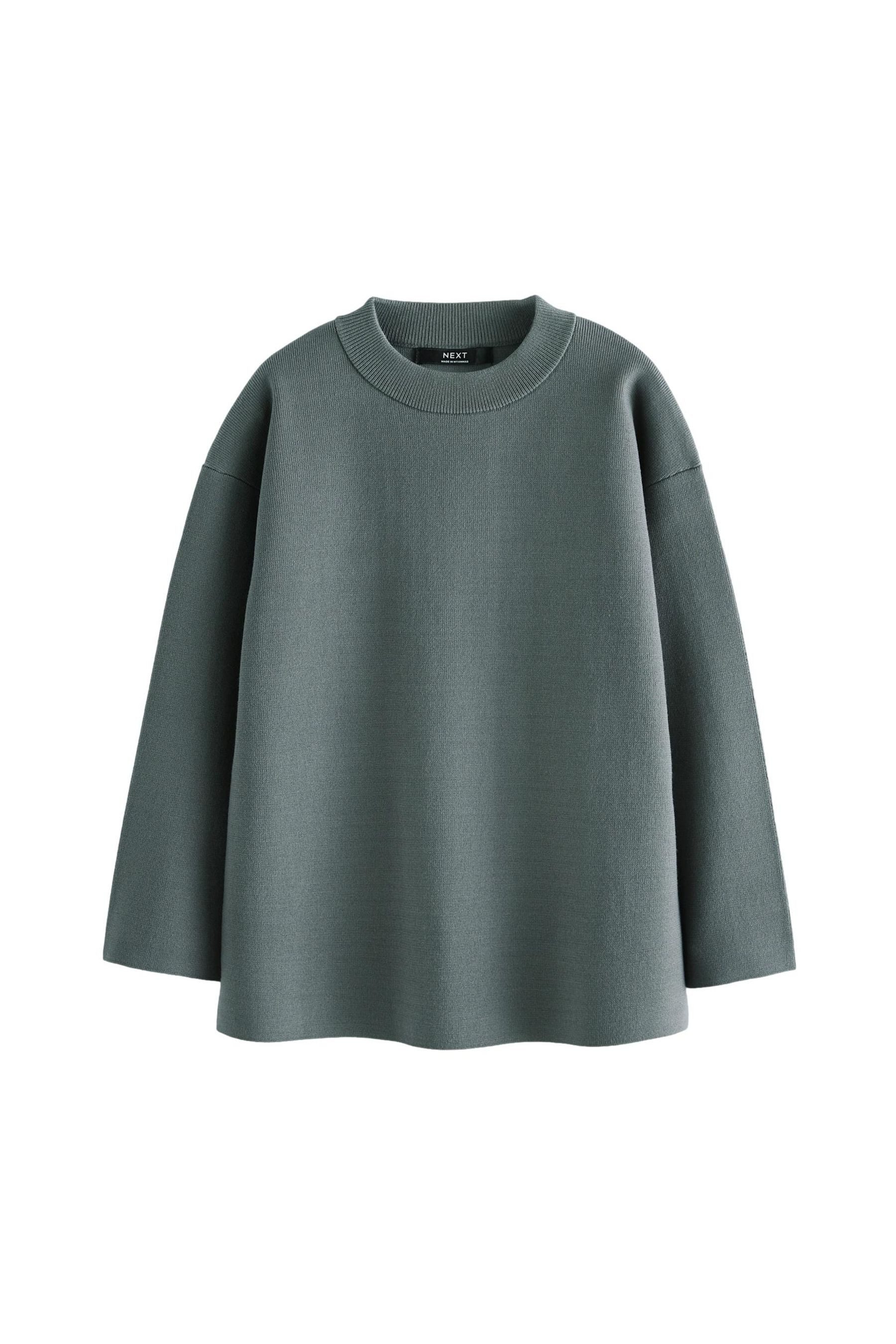 Rundhalspullover Strickpullover mit Rundhalsausschnitt