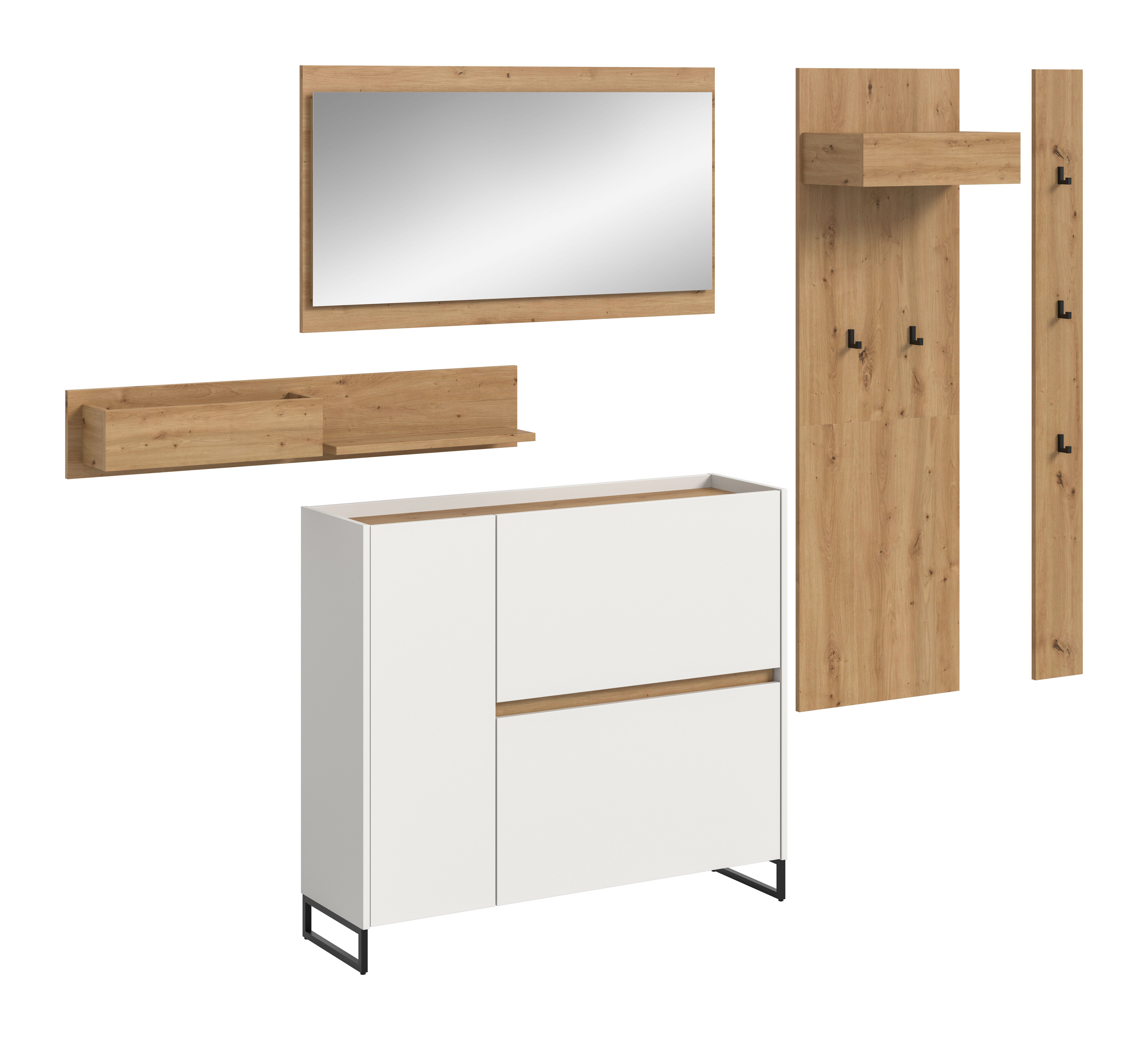 weiß Nachbildung/Artisan Oak Nachbildung | Korpus: weiß Nachbildung