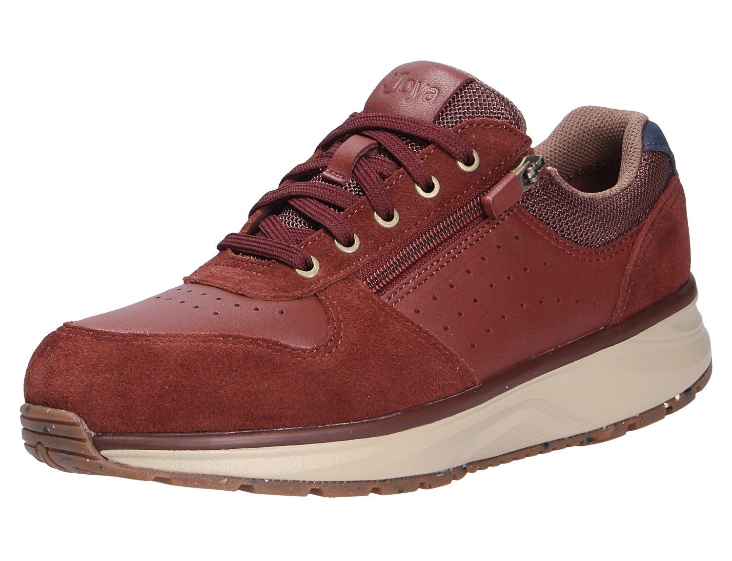 DYNAMO ZIP W DARK RED Schnürschuh