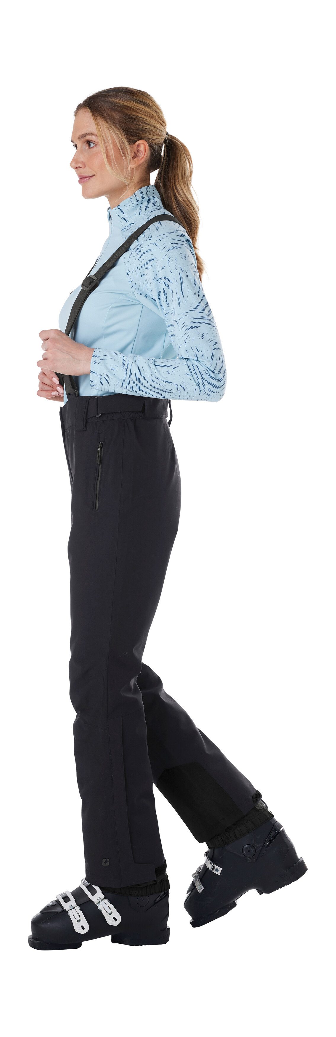 Killtec Skihose KSW 249 WMN SKI PNTS Wasser- und winddicht, abnehmbare Träger, verstellbare Taille