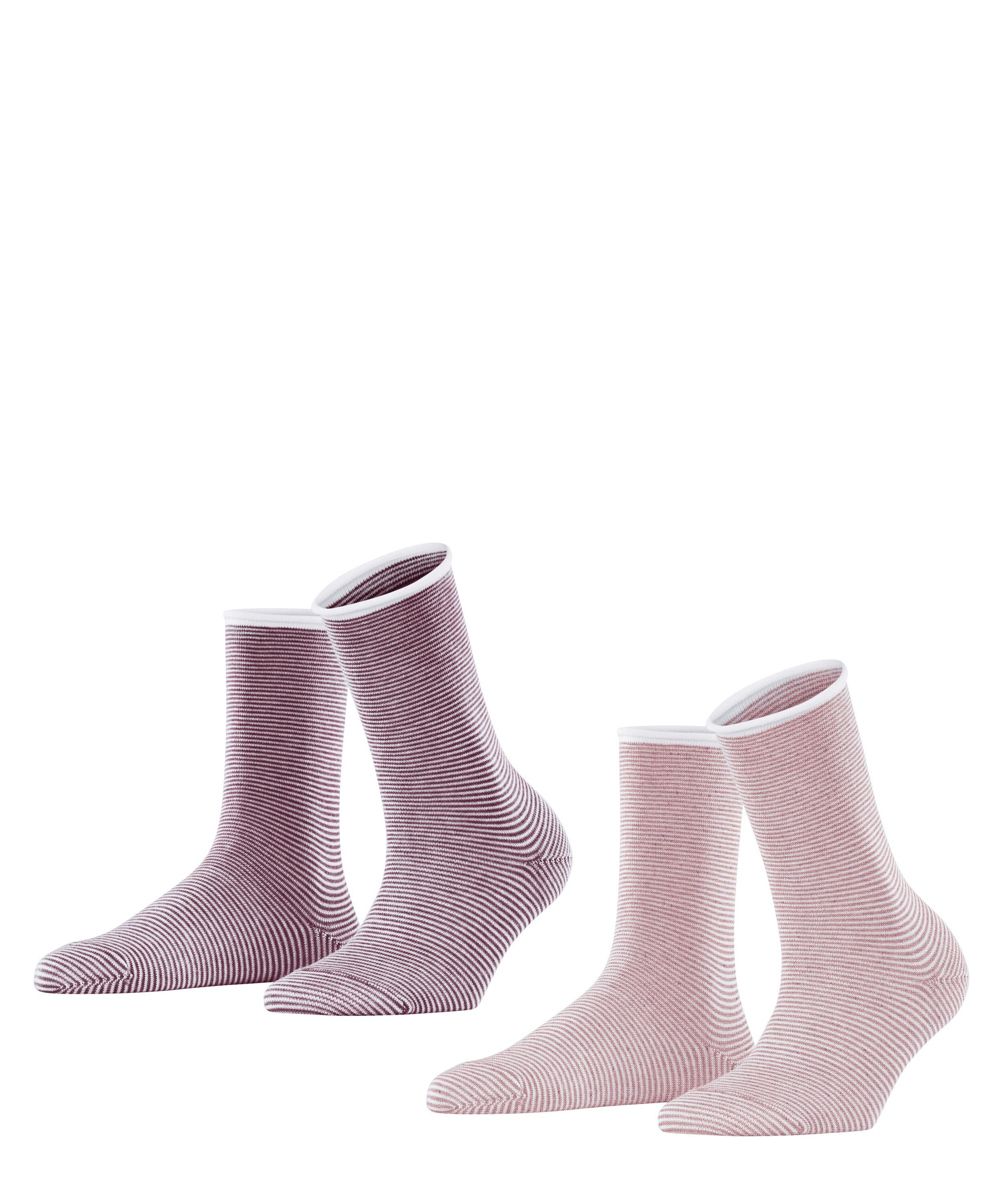 Esprit Socken Allover sortiment 2-Pack Stripe (0130) (2-Paar)