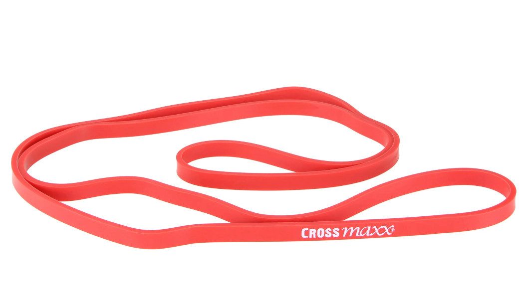Lifemaxx Trainingsband Lifemaxx Crossmaxx Resistance Band Rot Leicht 104 cm 4,5 mm