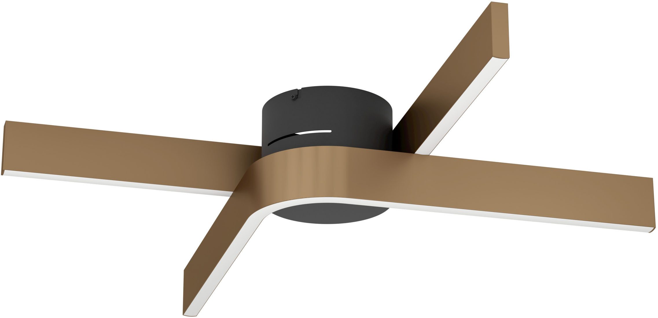EGLO Deckenleuchte FOLCINO-Z Deckenlampe - Alu, Stahl - LED - 2X18W - IP20, CCT - über Fernbedienung, Dimmfunktion, Farbwechsel, Memoryfunktion, Nachtlichtfunktion, RGB, Weckerfunktion, dimmbar über Fernbedienung, mehrere Helligkeitsstufen, LED fest integriert, Kaltweiß, Neutralweiß, RGB, Warmweiß, Wohzimmerlampe, Esszimmerlampe, Flur, Schlafzimmer, L64 x B40 x H14 cm