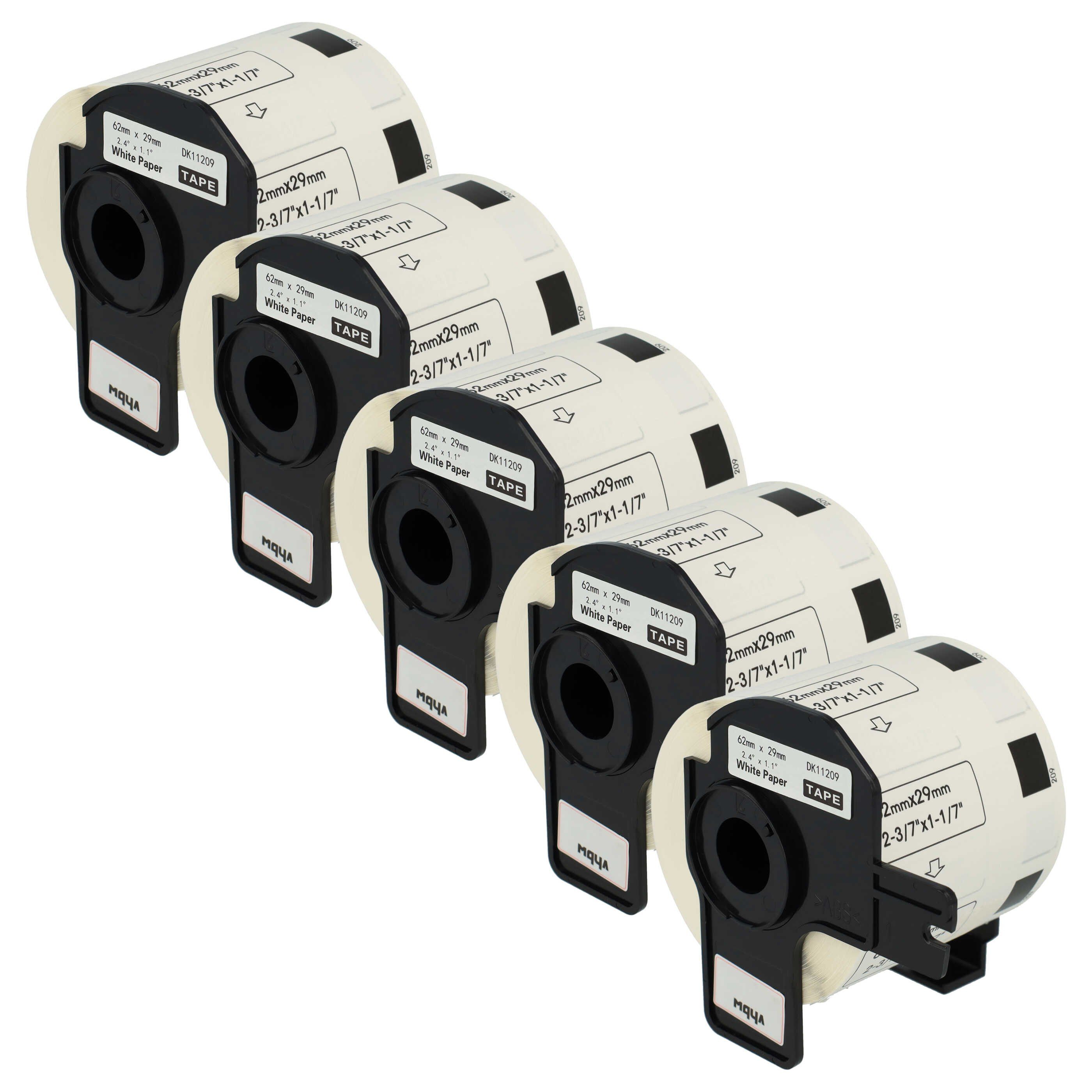 Etikettenpapier Ersatz für Brother DK-11209 für Etikettendrucker
