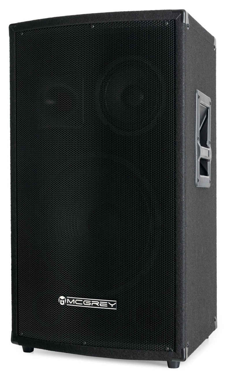 McGrey SL-12/3 3-Wege DJ PA Box Lautsprecher (300 W, Passiv Speaker 30cm (12 zoll), 3-Wege System, Holzgehäuse)