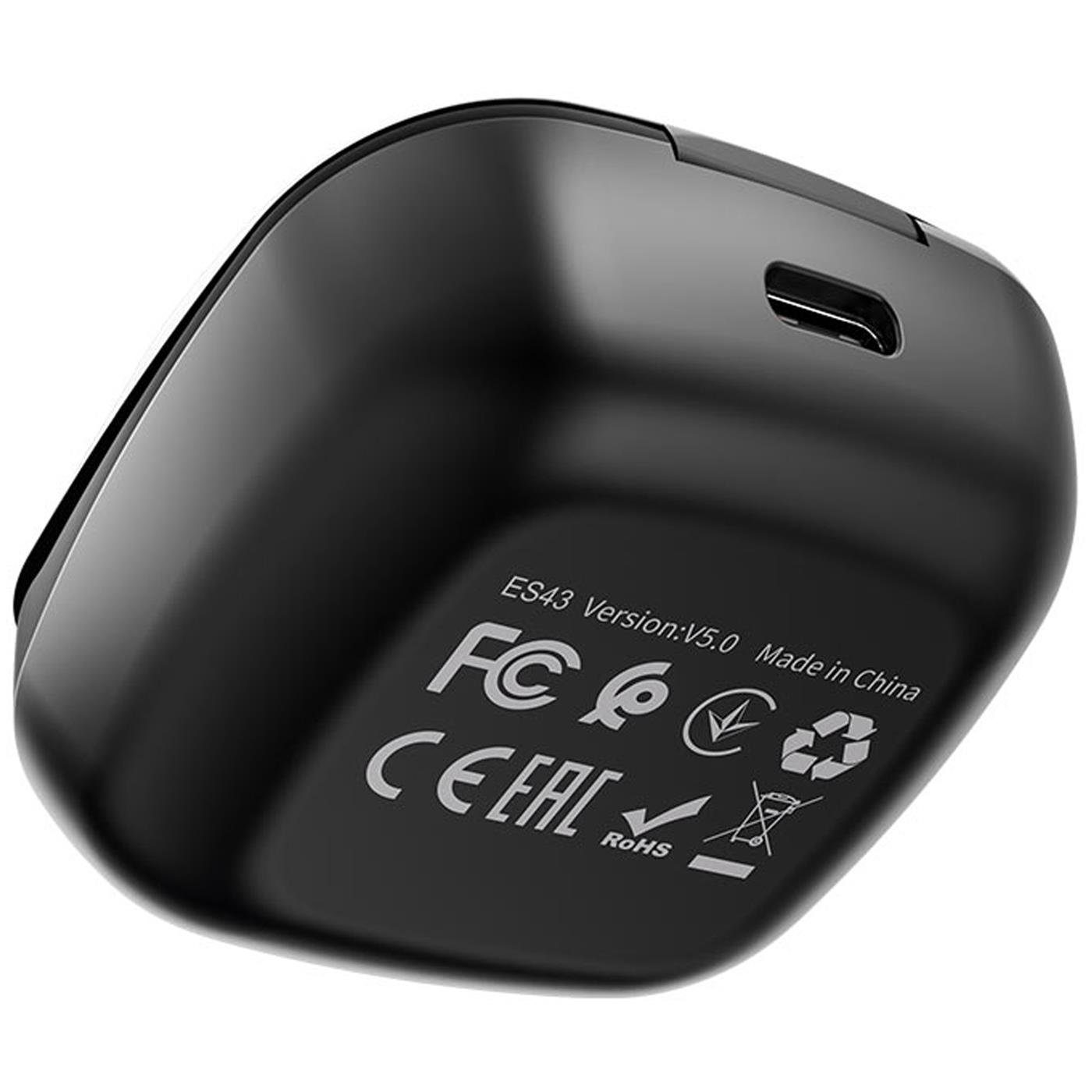 HOCO ES43 mit (Headset Mikrofon) Aufbewahrungs Smartphone-Headset Ladestation Buds integriertes Box Bluetooth