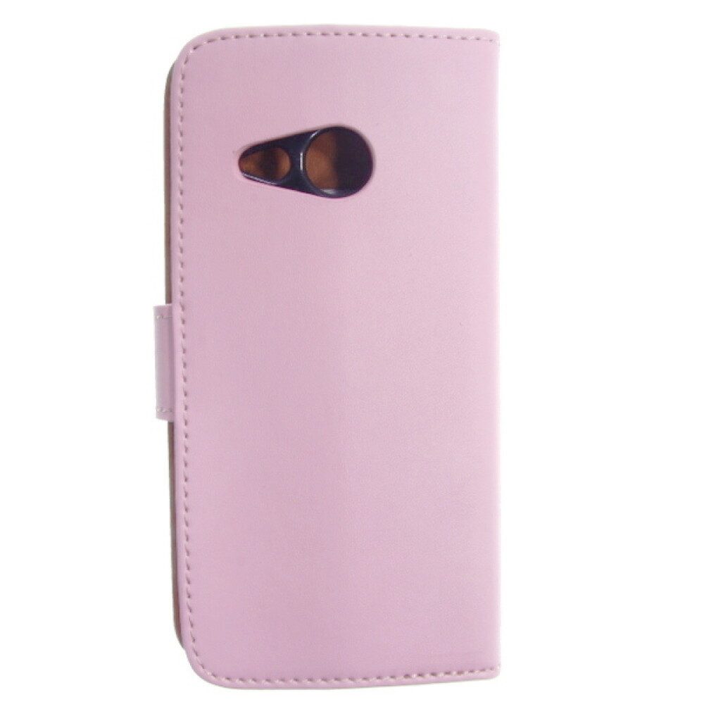 Handytasche Book Case Handyhülle für HTC M8 mini Rosa 4250710553976 (Book Cover)