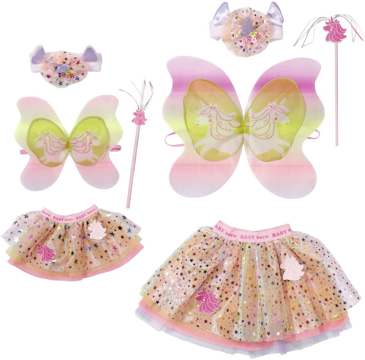 Image of Baby Born Puppenkleidung »Einhorn Partnerlook« (Set, 8-tlg)