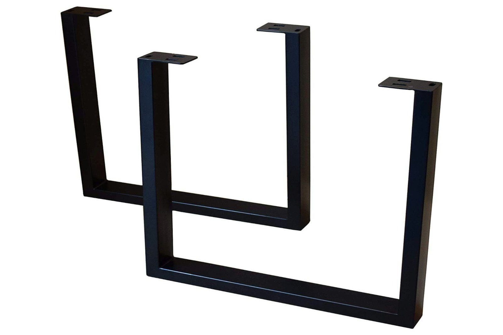 SAM® Baumkantentisch VarusA, Akazie, Tischstärke 50mm, Baumkante, Metallgestell, bis 4 Meter