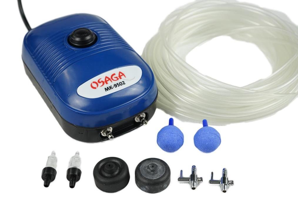 Osaga AquariumDurchlüfterpumpe »Osaga Membranbelüfter MK 9502 Set