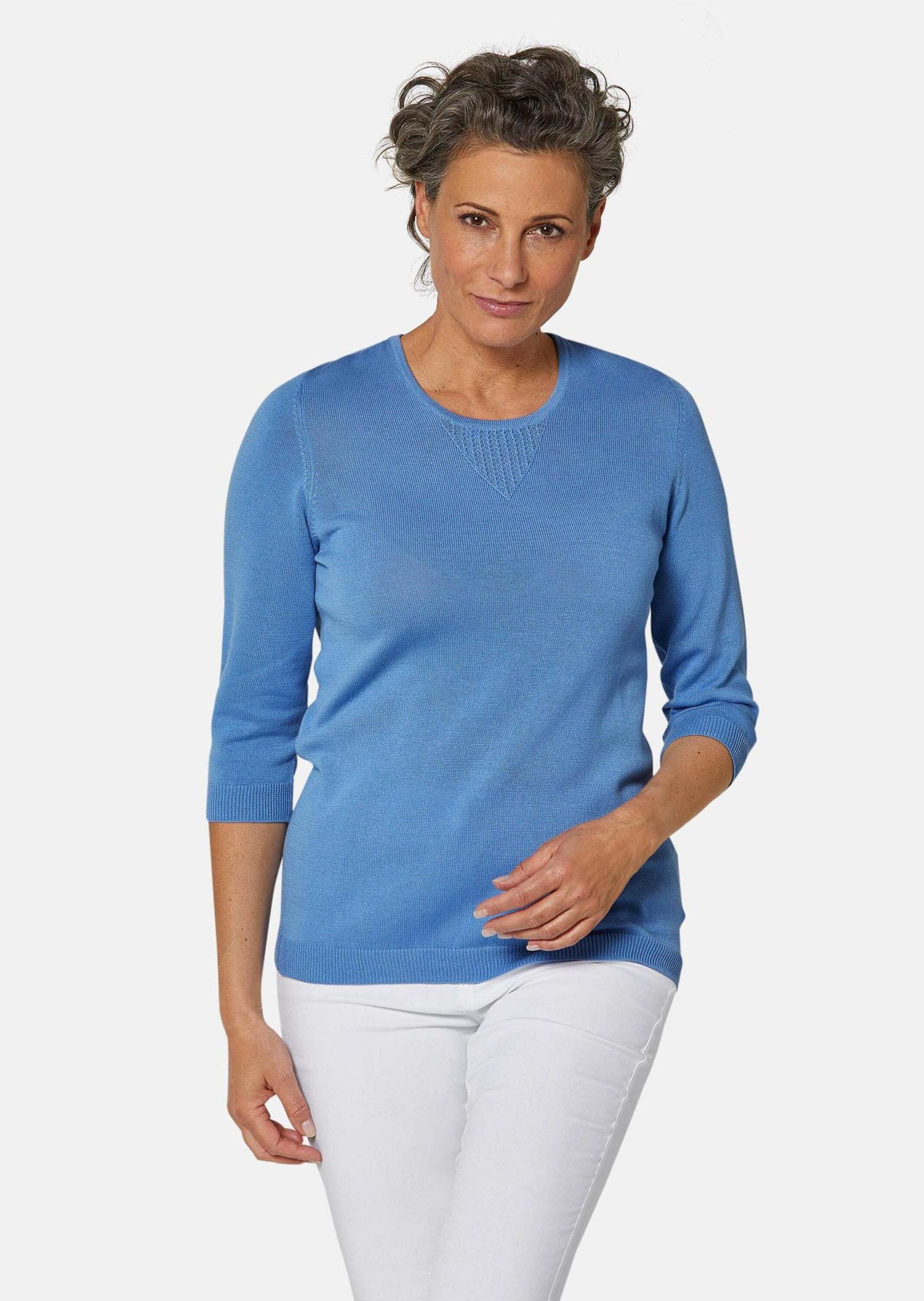 GOLDNER 3/4 Arm-Pullover Sommerlicher Strickpullover mit günstig online kaufen