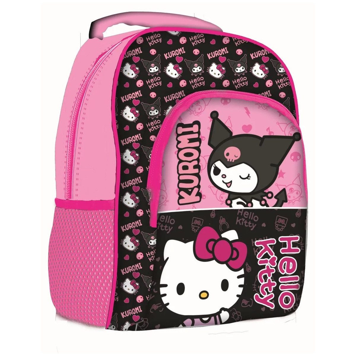 Hello Kitty Kinderrucksack Hello Kitty & Kuromi Pink Schultasche, Tasche 40 cm (1-tlg)