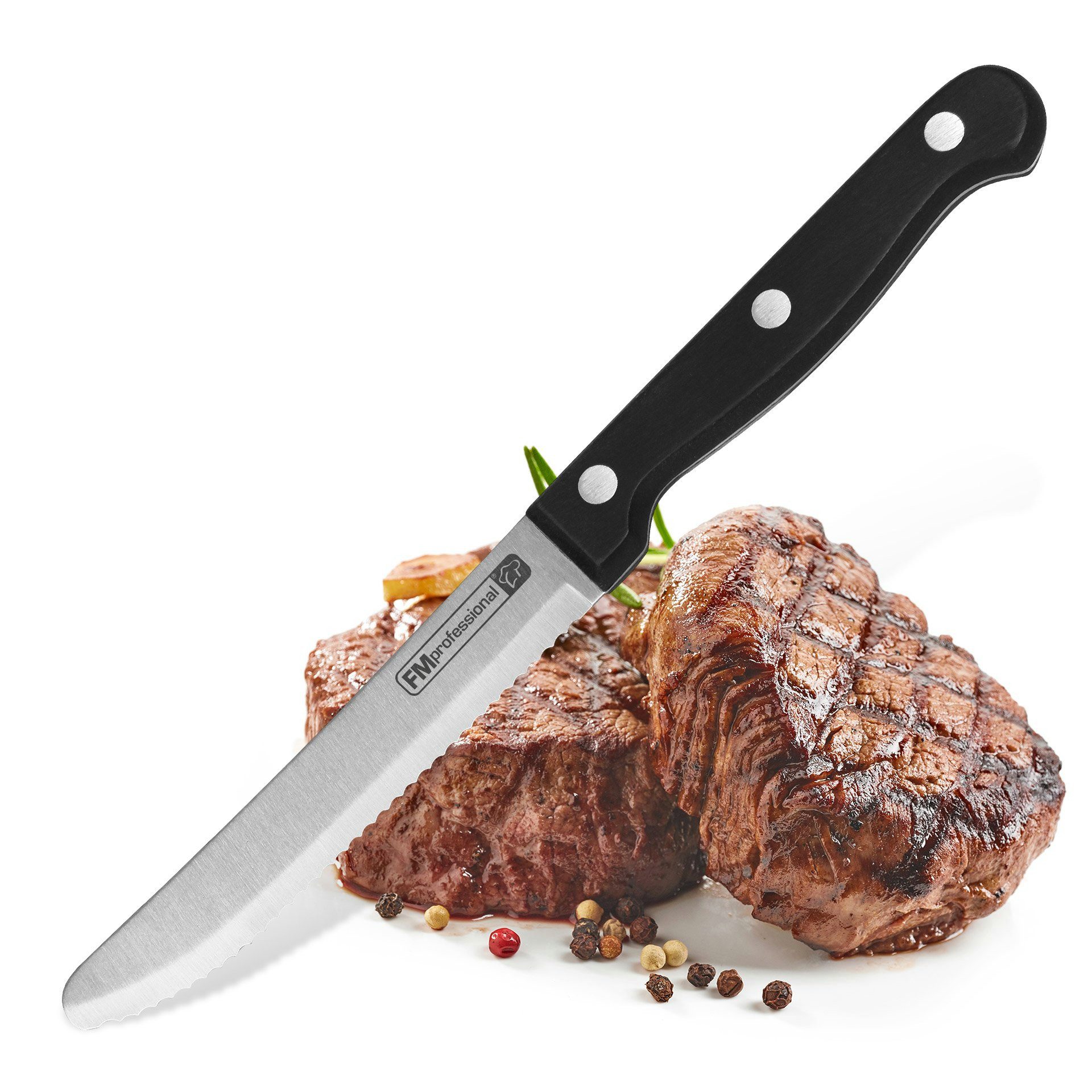 FMprofessional Steakmesser Steak-/Pizzamesser 21cm