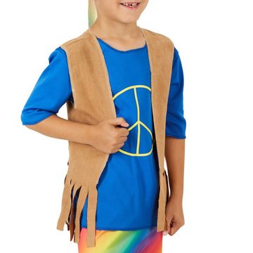 dressforfun Hippie-Kostüm Jungenkostüm Boy Peacemaker