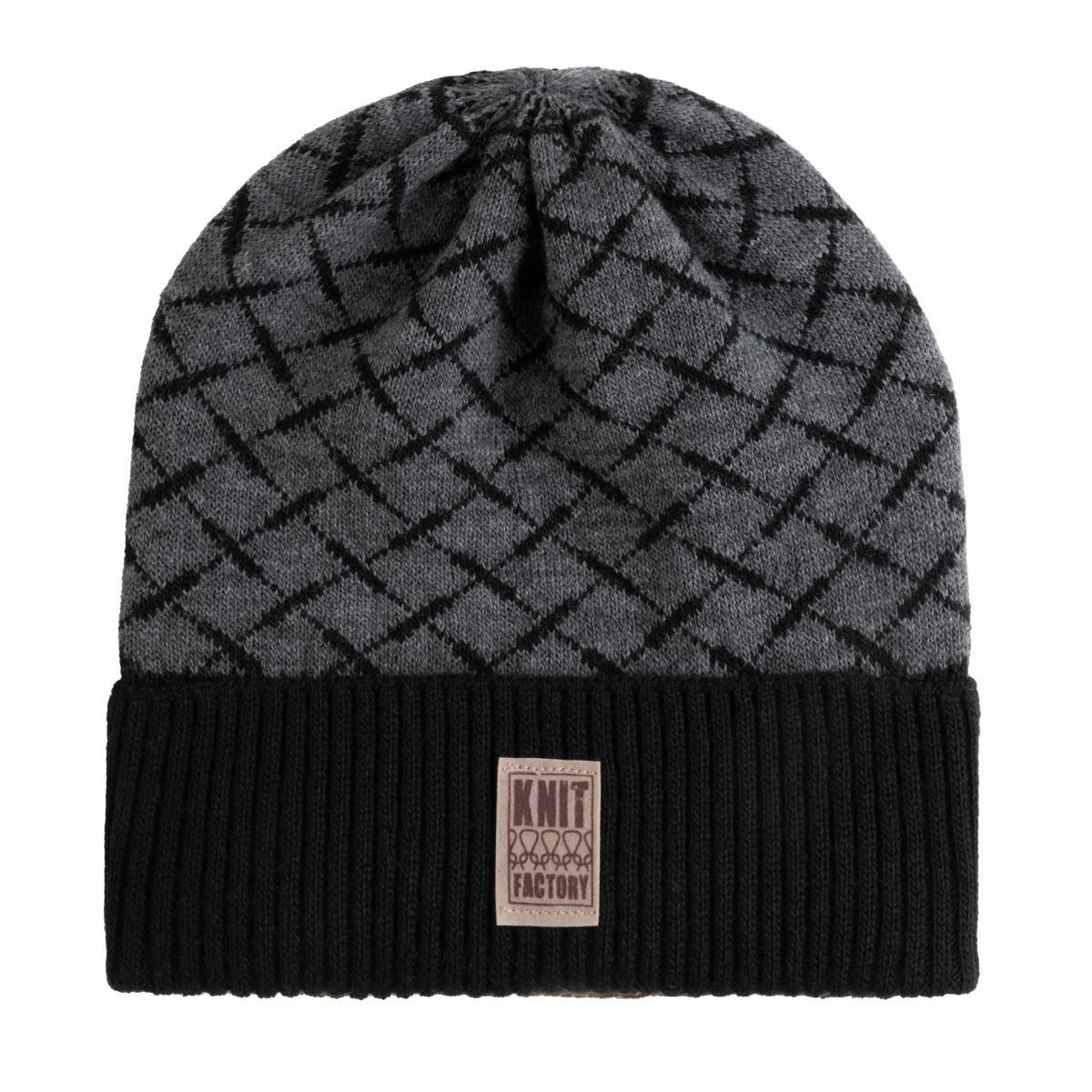 Strickmütze Dusk Mütze Schwarz/Anthrazit