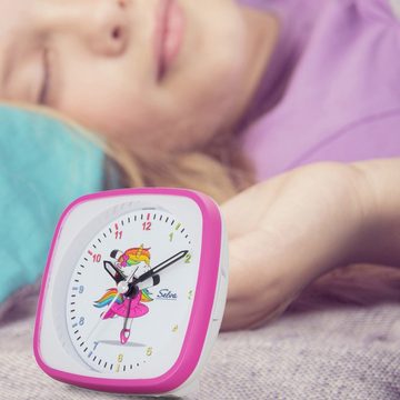 Selva Technik Wanduhr SELVA Exklusiv Kinderwecker, lautlos, mit Licht