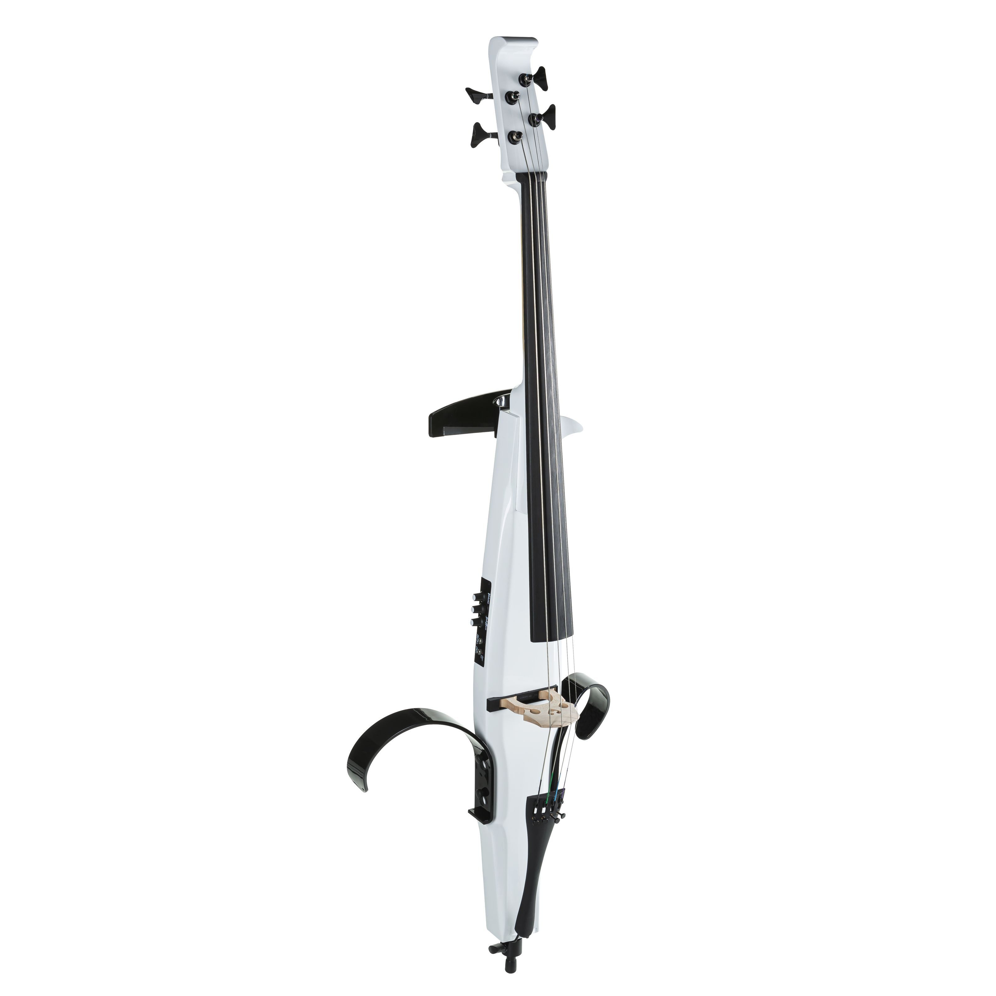 FAME Cello, Celli, Elektrische Celli, EC-1802 E-Cello weiß - Elektrisches Cello