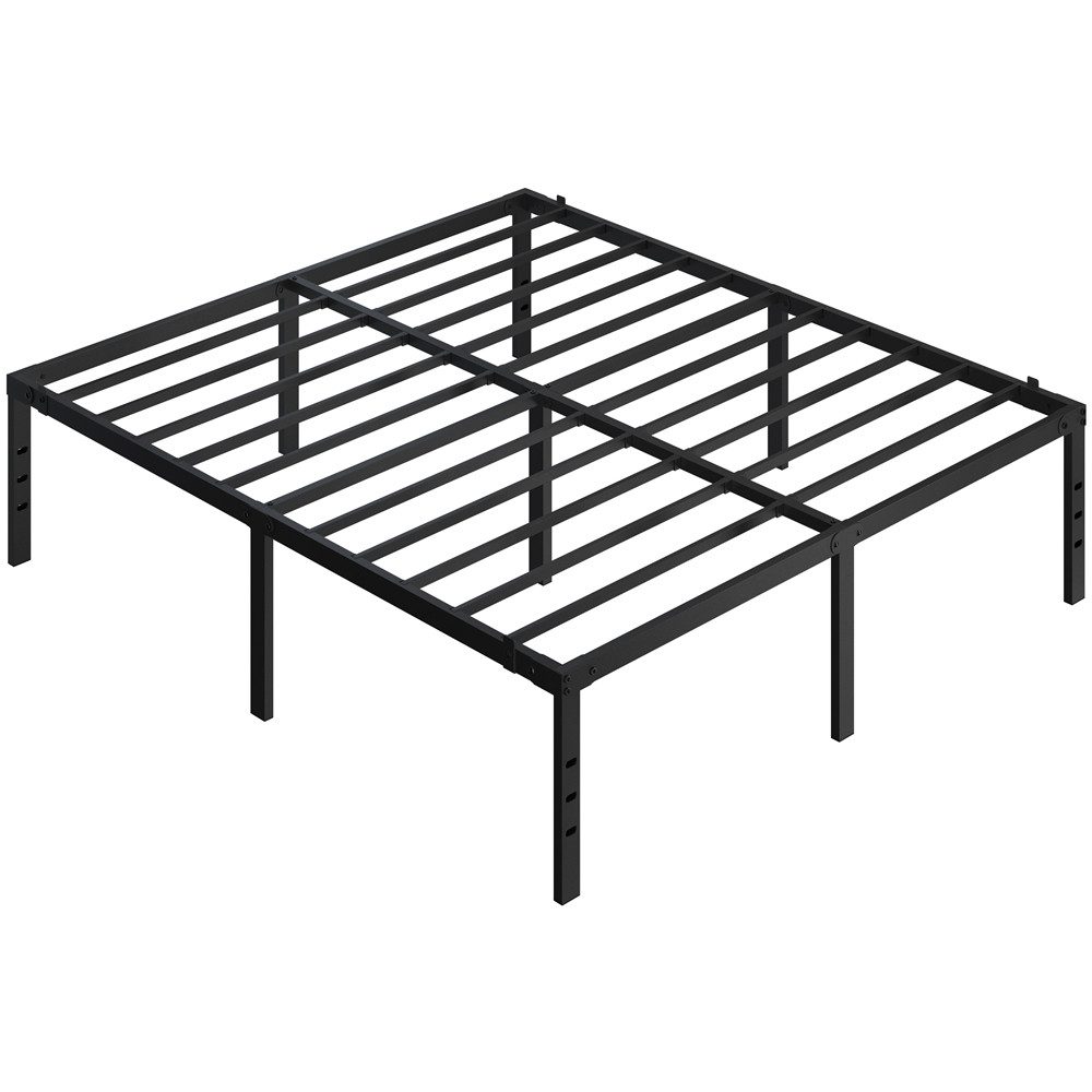 Yaheetech Metallbett 90×190/90×200/140×200/160×200/180×200 cm, Bettrahmen 36/41 cm H mit Lattenrost, Bettgestell aus Metall